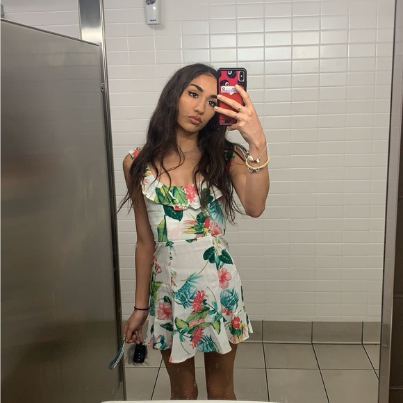 Reformation tropical mini dress worn once size small 0/2 - Picture 1 of 2